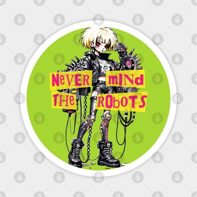 Punk Robot X Magnet by chilangopride